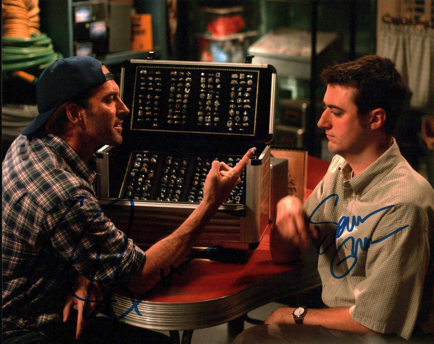 Gilmore Girls 8x10 Signed Photo Sean Gunn, Scott Patterson JSA Certified Autograph