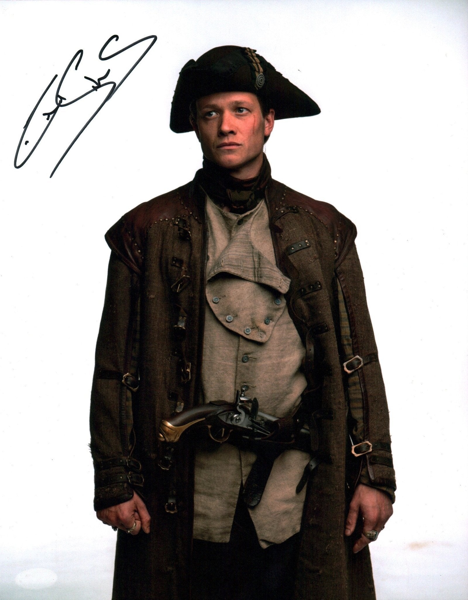 Ed Speleers Outlander 11x14 Signed Photo Poster JSA Certified Autograph