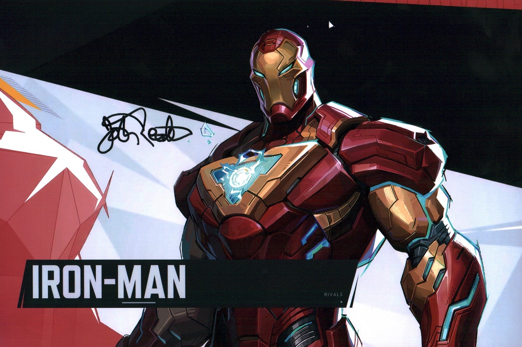 Josh Keaton Marvel Rivals 8x12 Signed Photo  JSA Certified Autograph