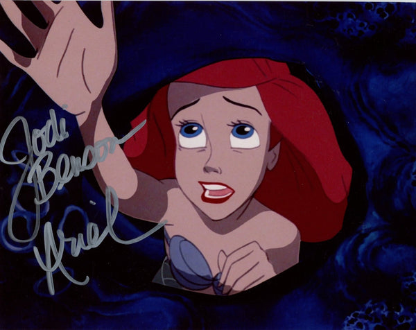 Jodi Benson Disney The Little Mermaid 8x10 Signed Photo JSA Certified Autograph