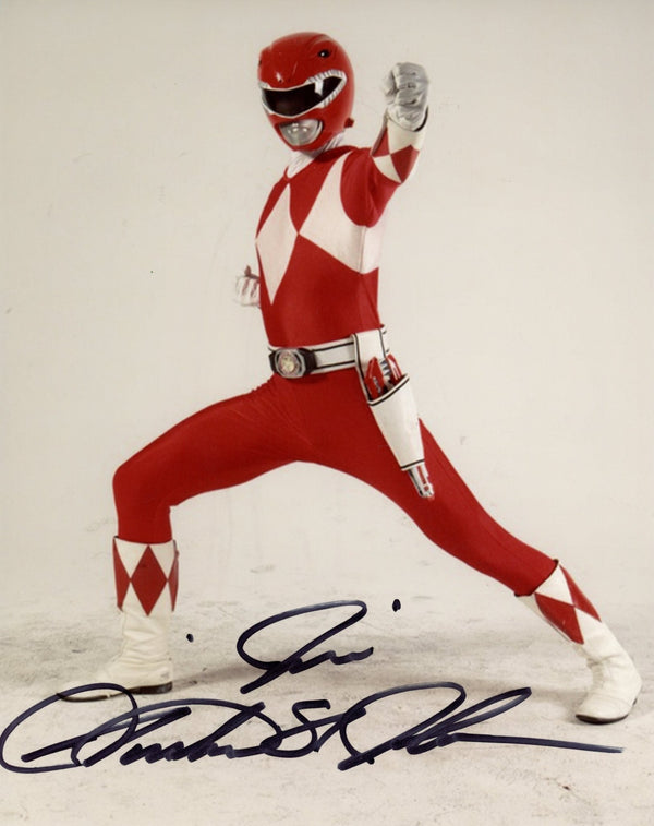 Austin St. John Mighty Morphin Power Rangers 8x10 Signed Photo JSA Certified Autograph