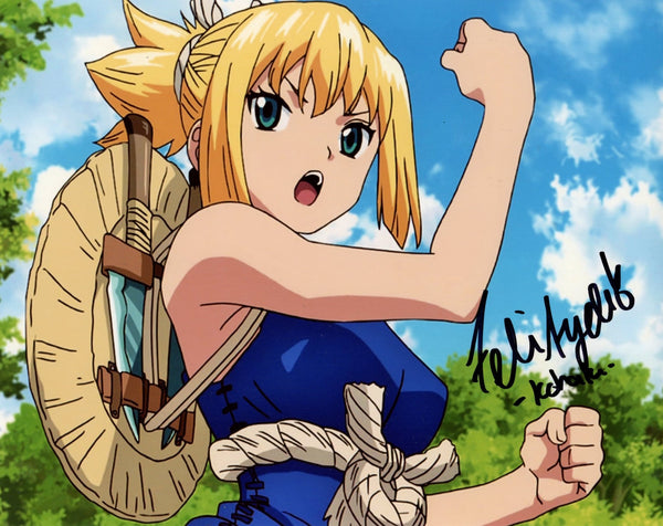 Felecia Angelle Dr.Stone 8x10 Photo Signed JSA Certified Autograph