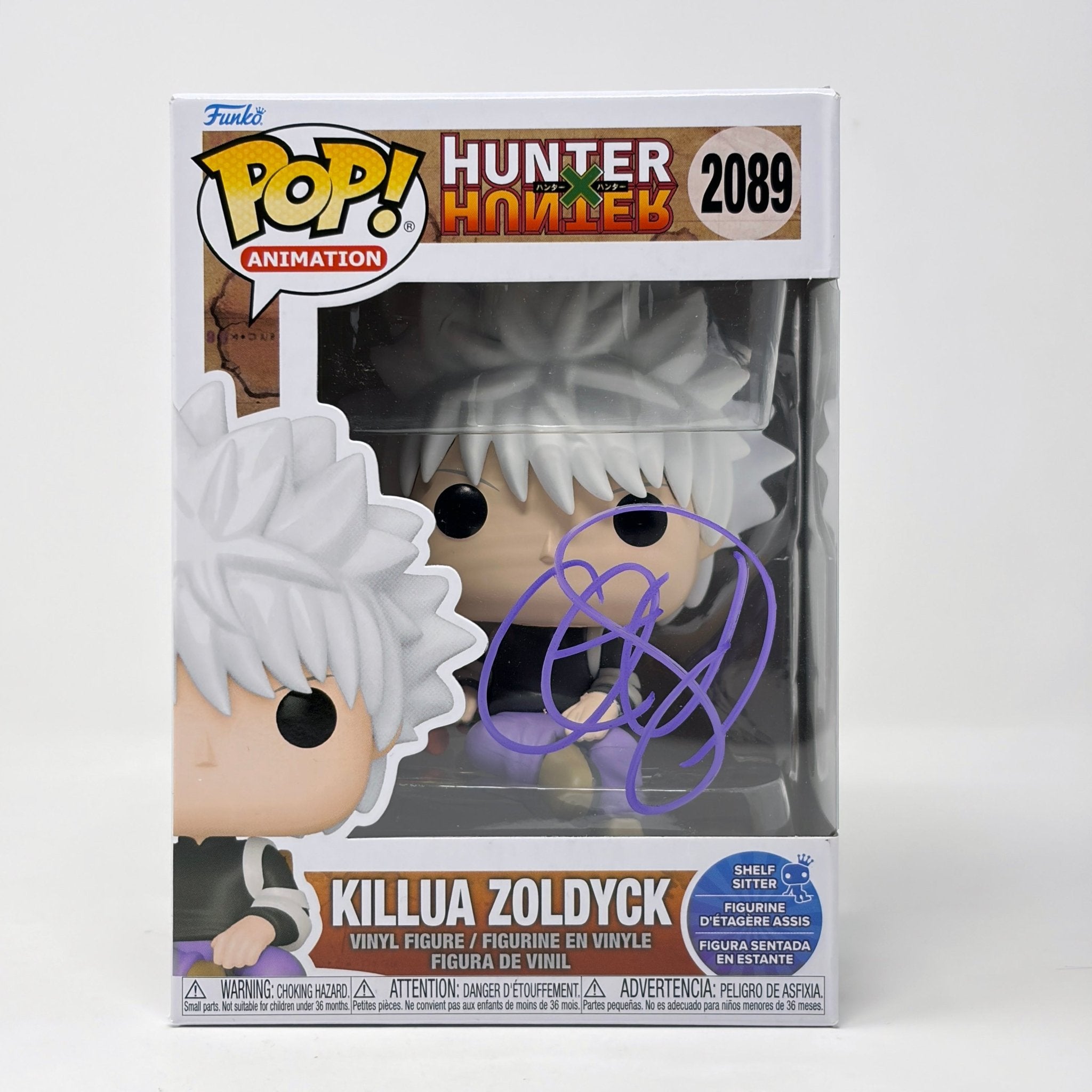 Cristina Vee Hunter X Hunter Killua Zoldyck #2089 Signed Funko Pop JSA Certified Autograph