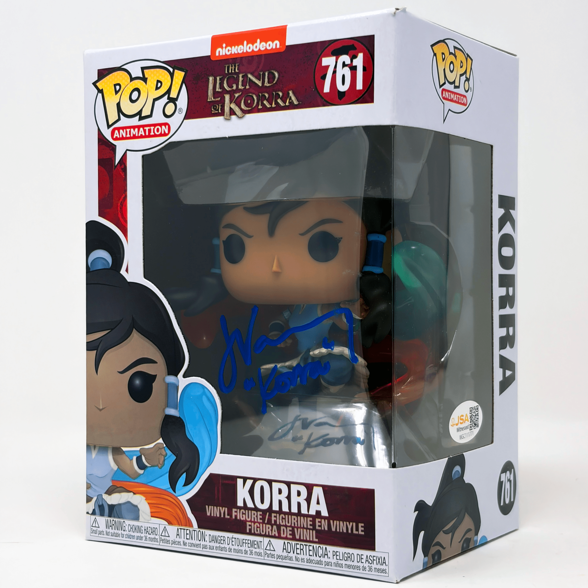 Janet Varney The Legend of Korra #761 Signed Funko Pop
