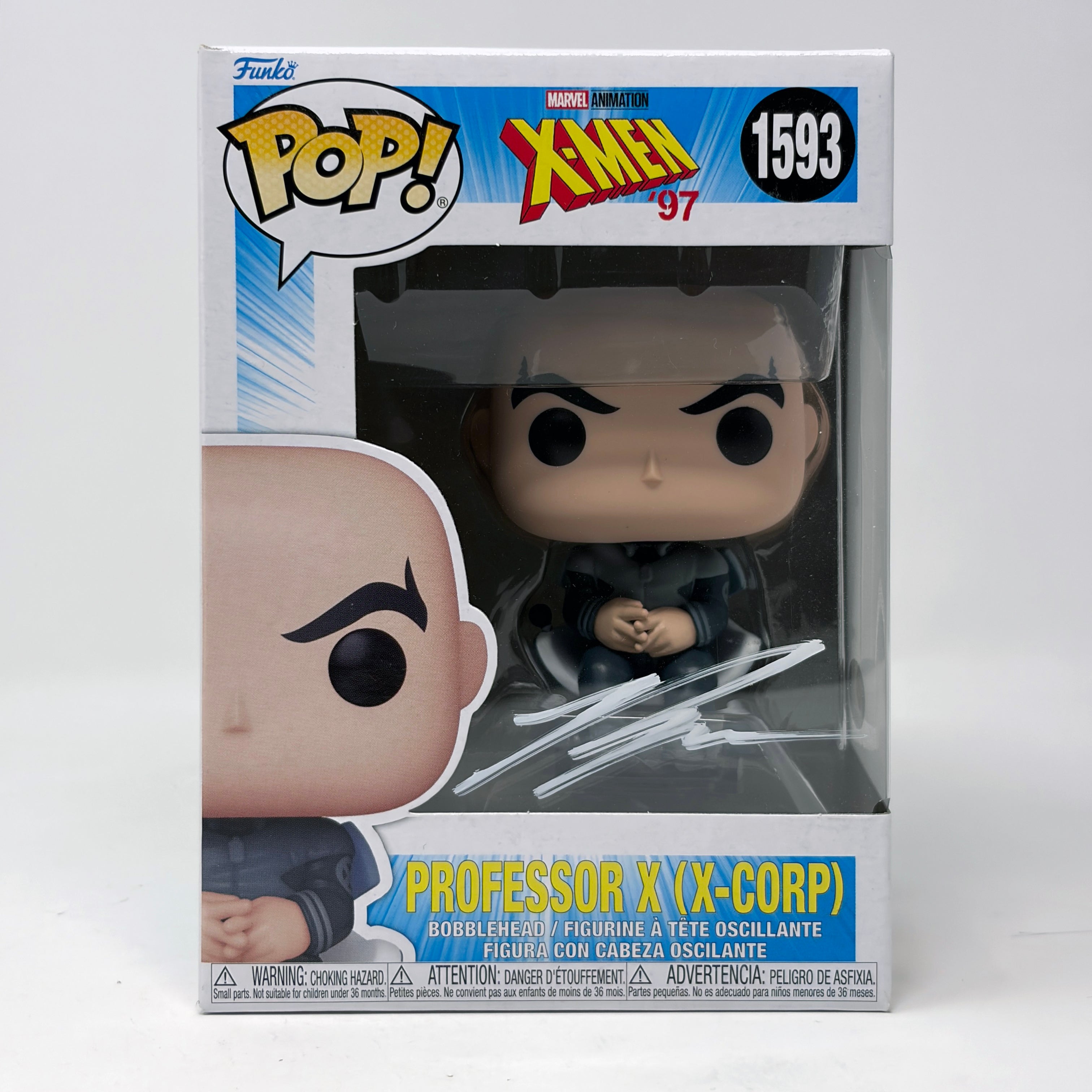 Ross Marquand X-Men '97 Professor X #1593 Signed Funko Pop