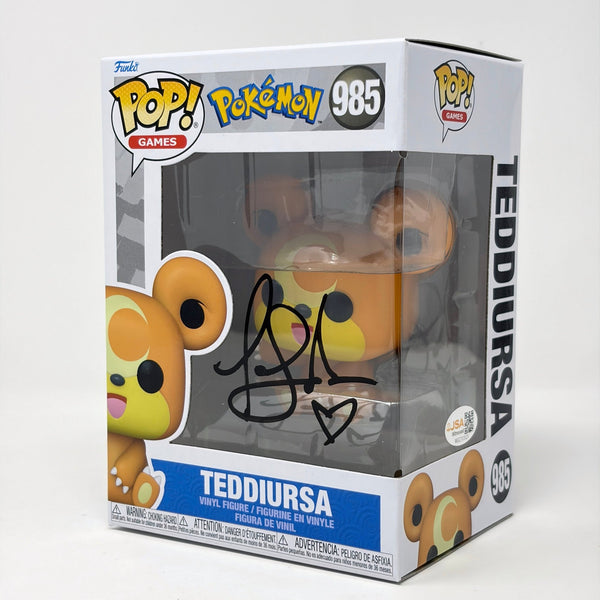 Tara Sands Pokemon Teddiursa #985 Signed Funko Pop