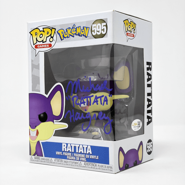 Michael Haigney Pokemon Rattata #595 Signed Funko Pop