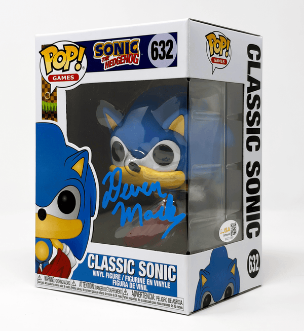 Deven Mack Sonic The Hedgehog (Classic Sonic) #632 Signed Funko Pop