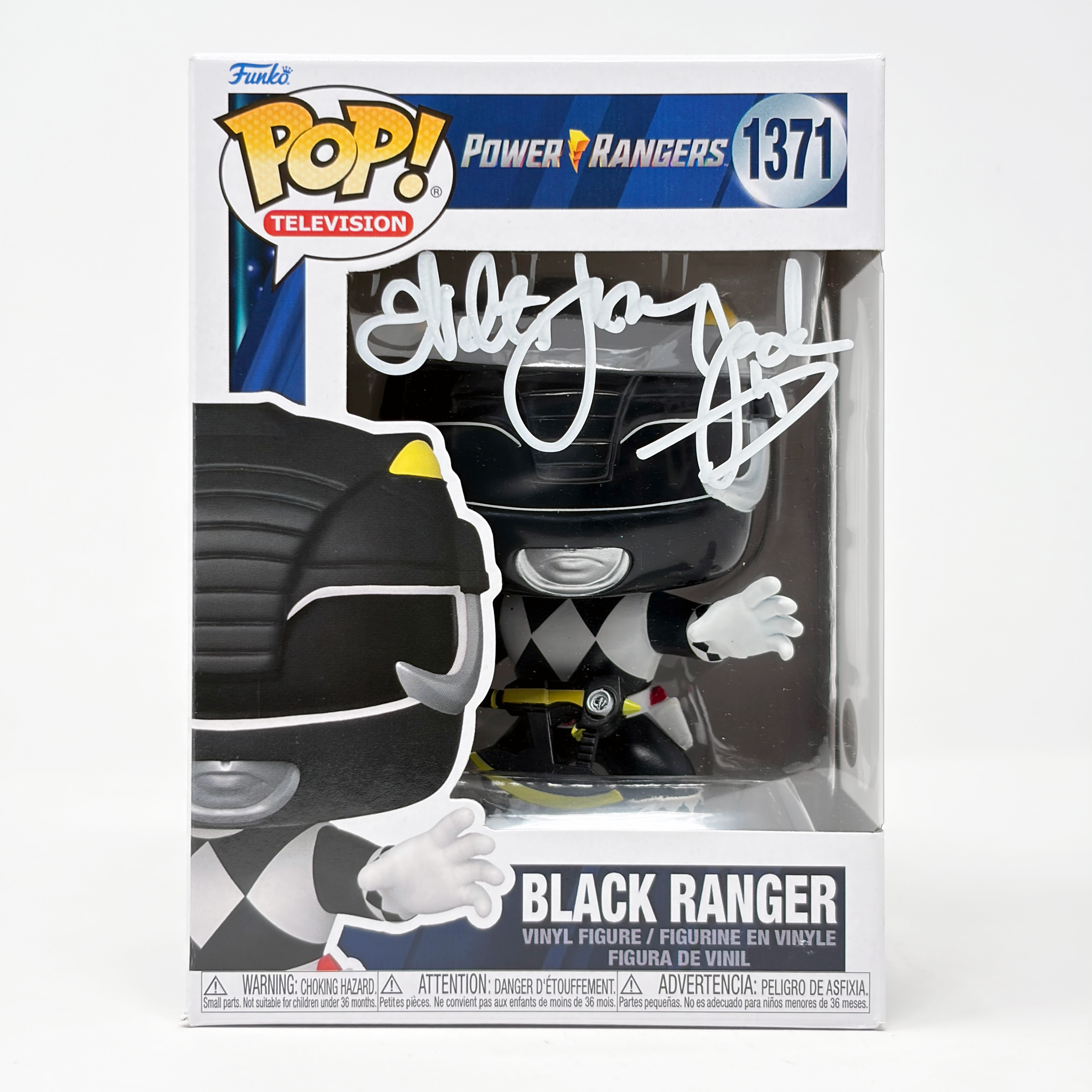 Walter Jones Power Rangers Black Ranger #1371 Signed Funko Pop