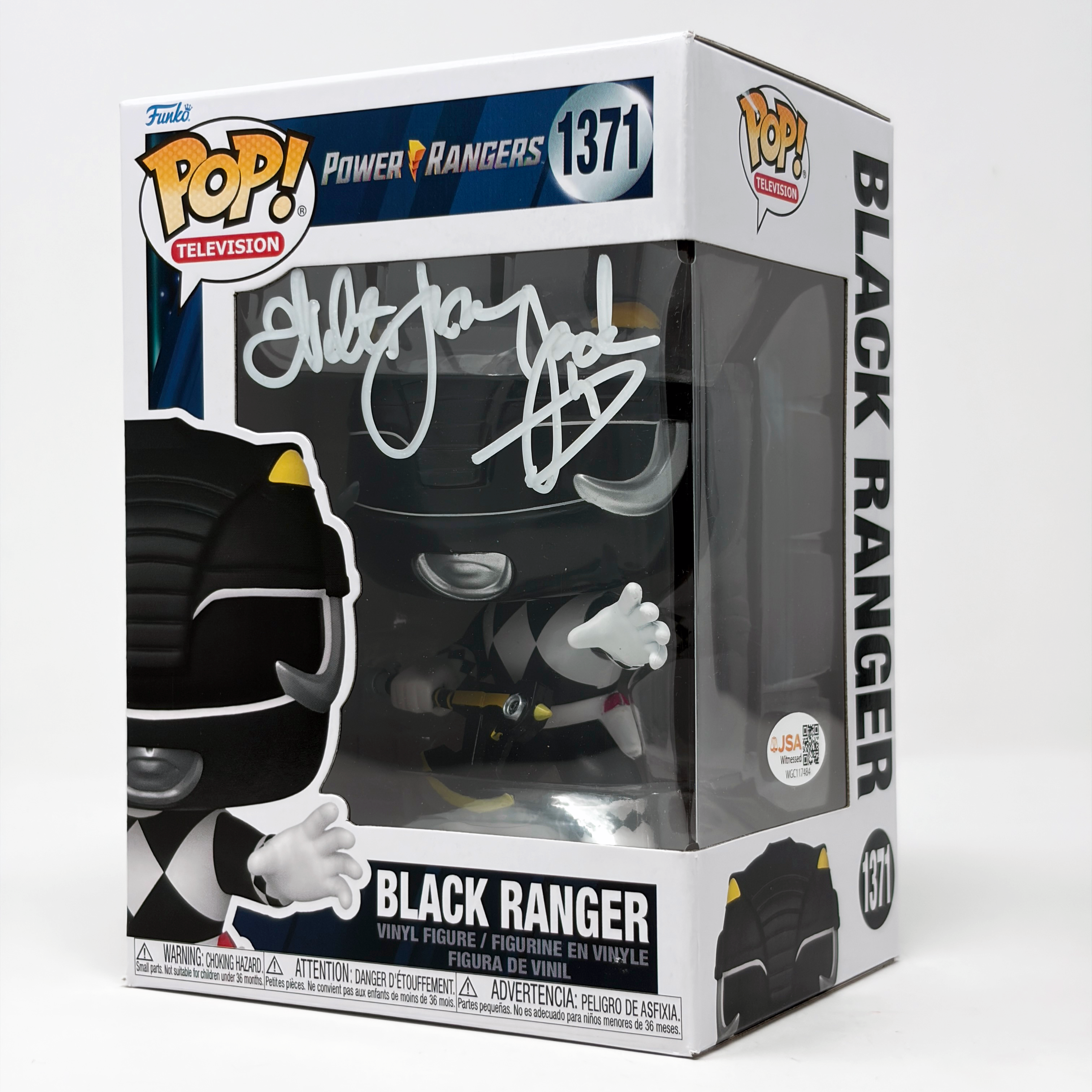 Walter Jones Power Rangers Black Ranger #1371 Signed Funko Pop