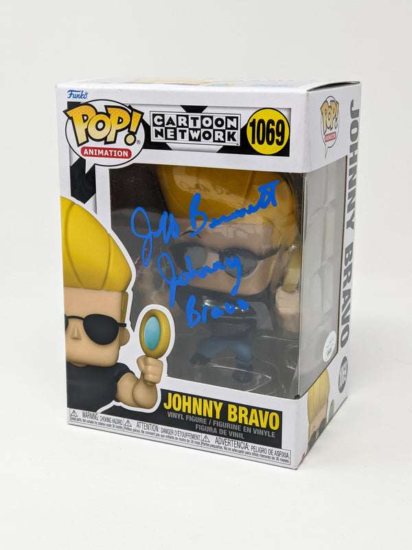 Jeff Bennett Cartoon Network Johnny Bravo #1069 Signed Funko Pop JSA COA Certified Autograph GalaxyCon
