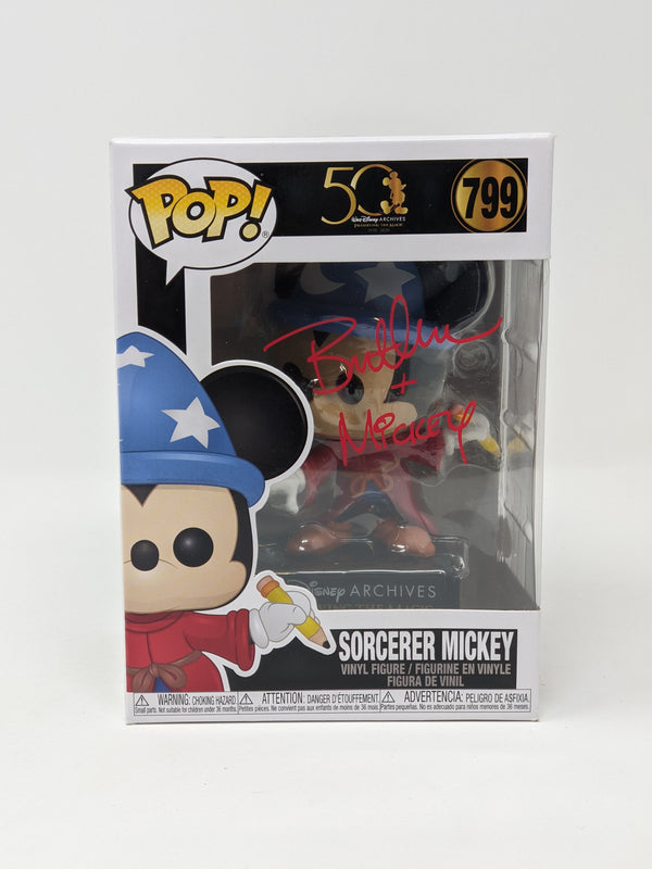 Bret Iwan Disney Sorcerer Mickey #799 Signed Funko Pop JSA Certified Autograph