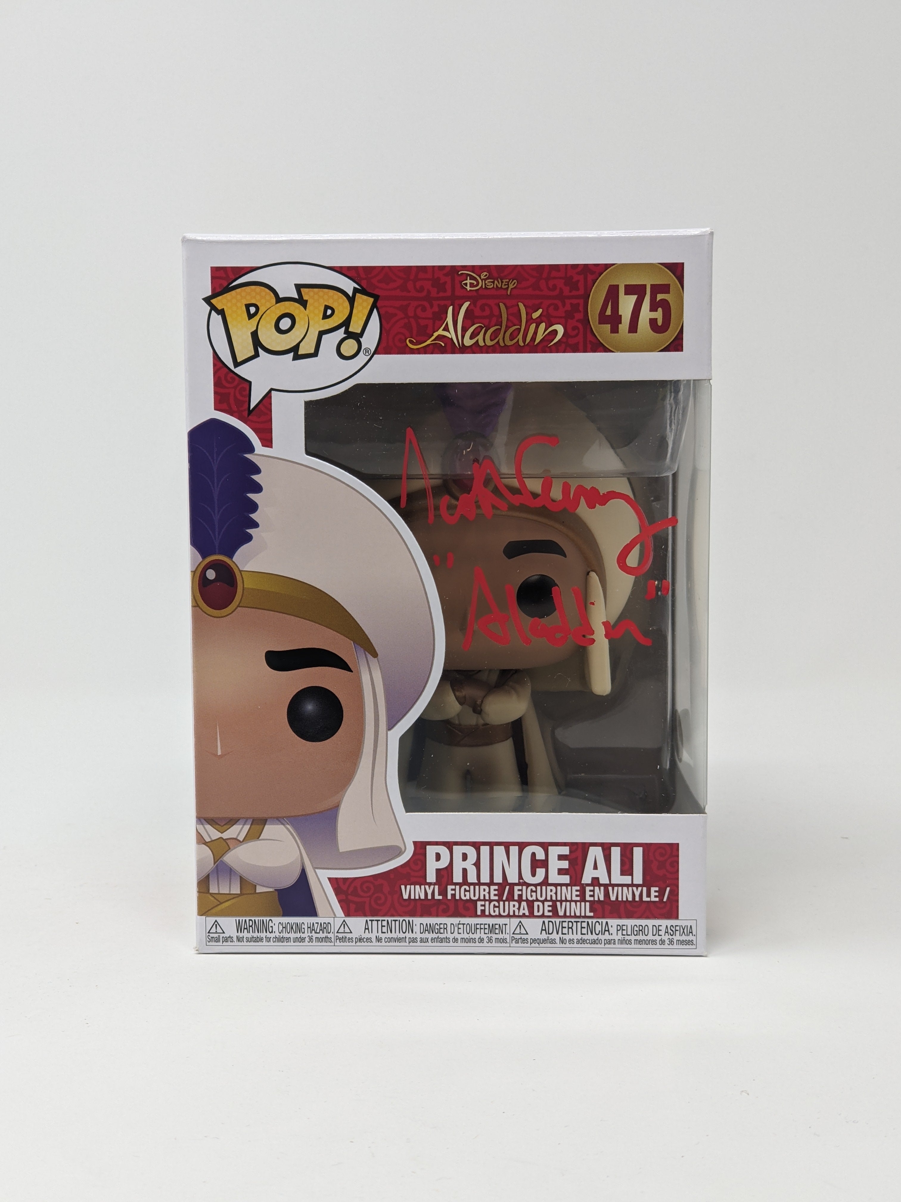 Scott Weinger Disney Aladdin Prince Ali #475 Signed Funko Pop JSA COA Certified Autograph GalaxyCon
