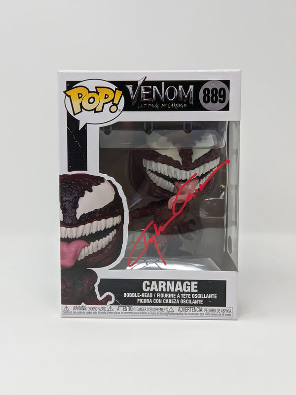 Clayton Crain Venom #889 Signed Funko Pop JSA Certified Autograph