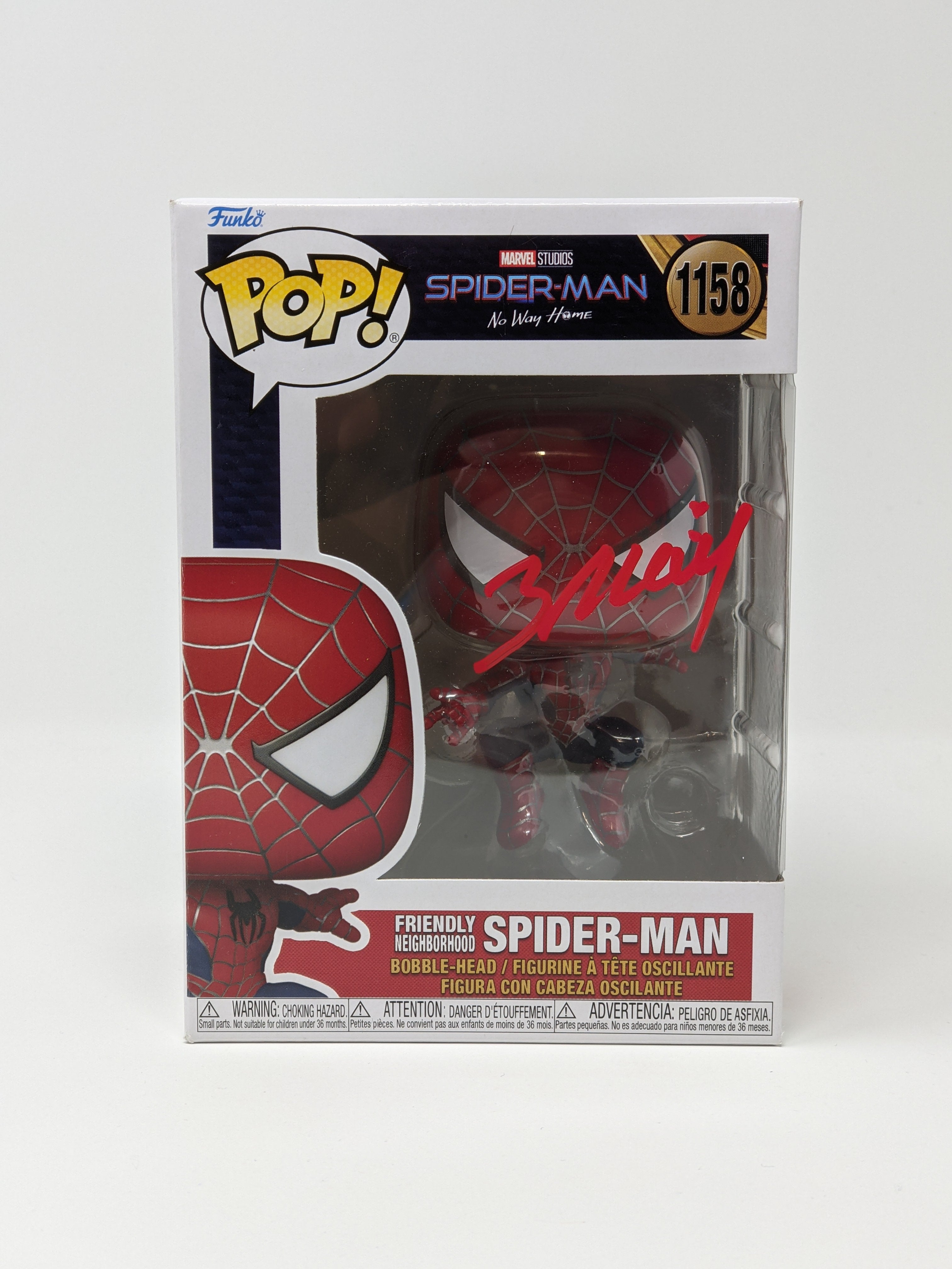 Mark Bagley Marvel Spider-Man #1158 Signed Funko Pop JSA Certified Autograph GalaxyCon