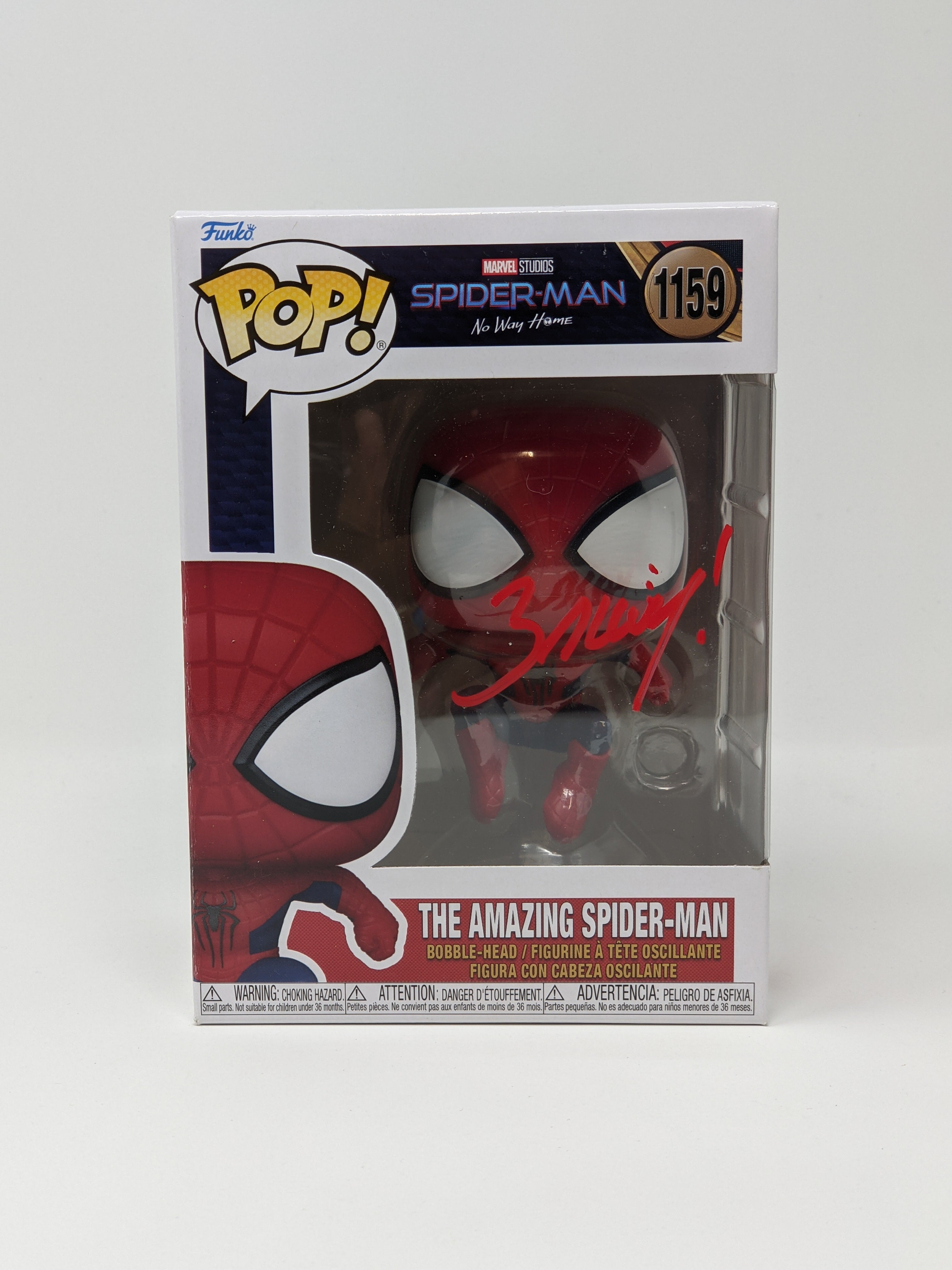 Mark Bagley Marvel Spider-Man #1159 Signed Funko Pop JSA Certified Autograph