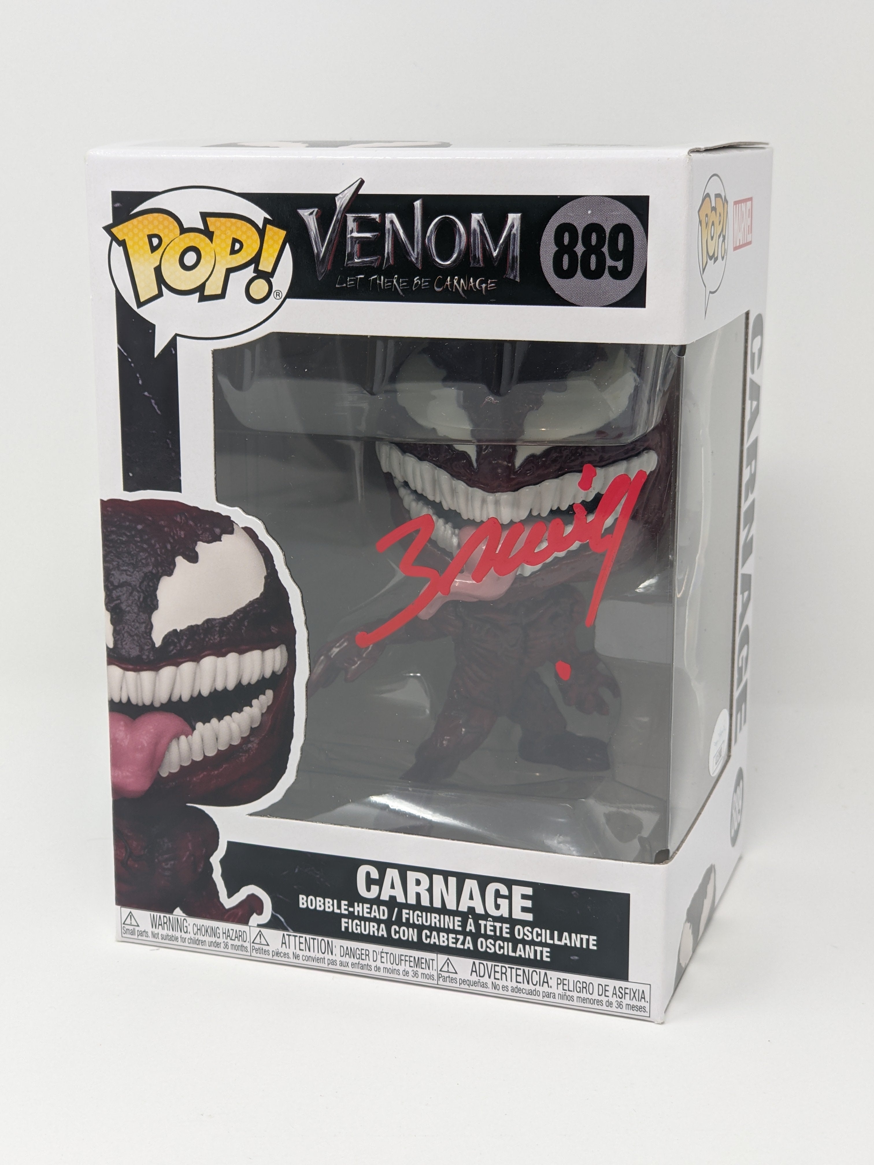 Mark Bagley Marvel Carnage #889 Signed Funko POP JSA Certified Autograph