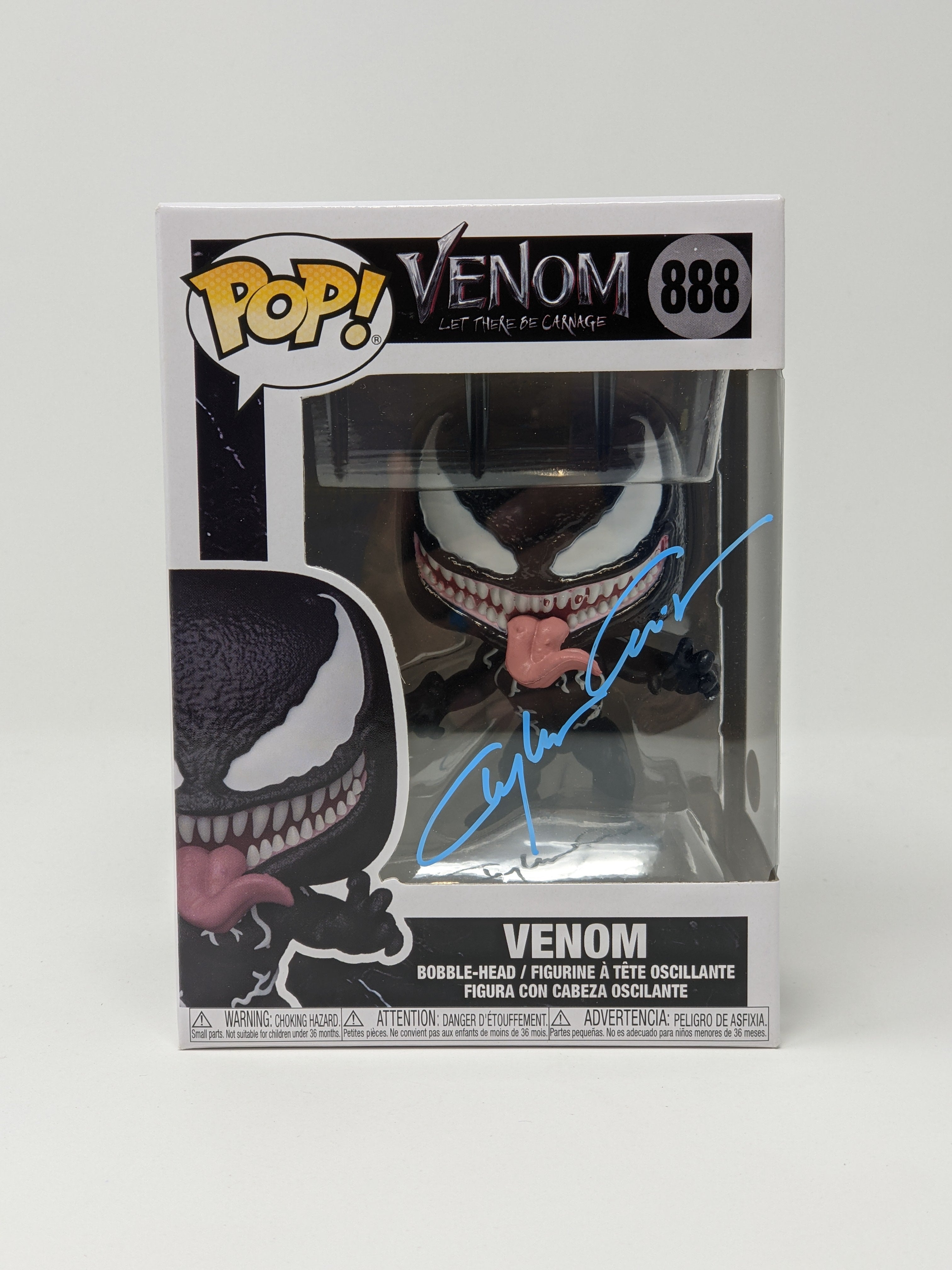 Clayton Crain Venom #888 Signed Funko Pop JSA Certified Autograph GalaxyCon