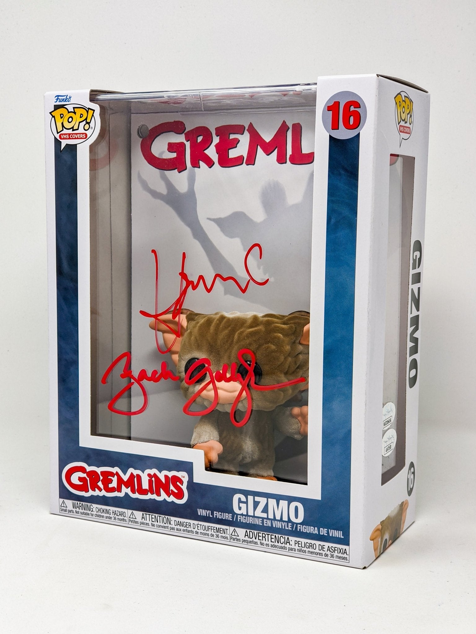 Howie Mandel & Zach Gallingan Gremlins Gizmo #116 Signed Funko Pop JSA Certified Autograph