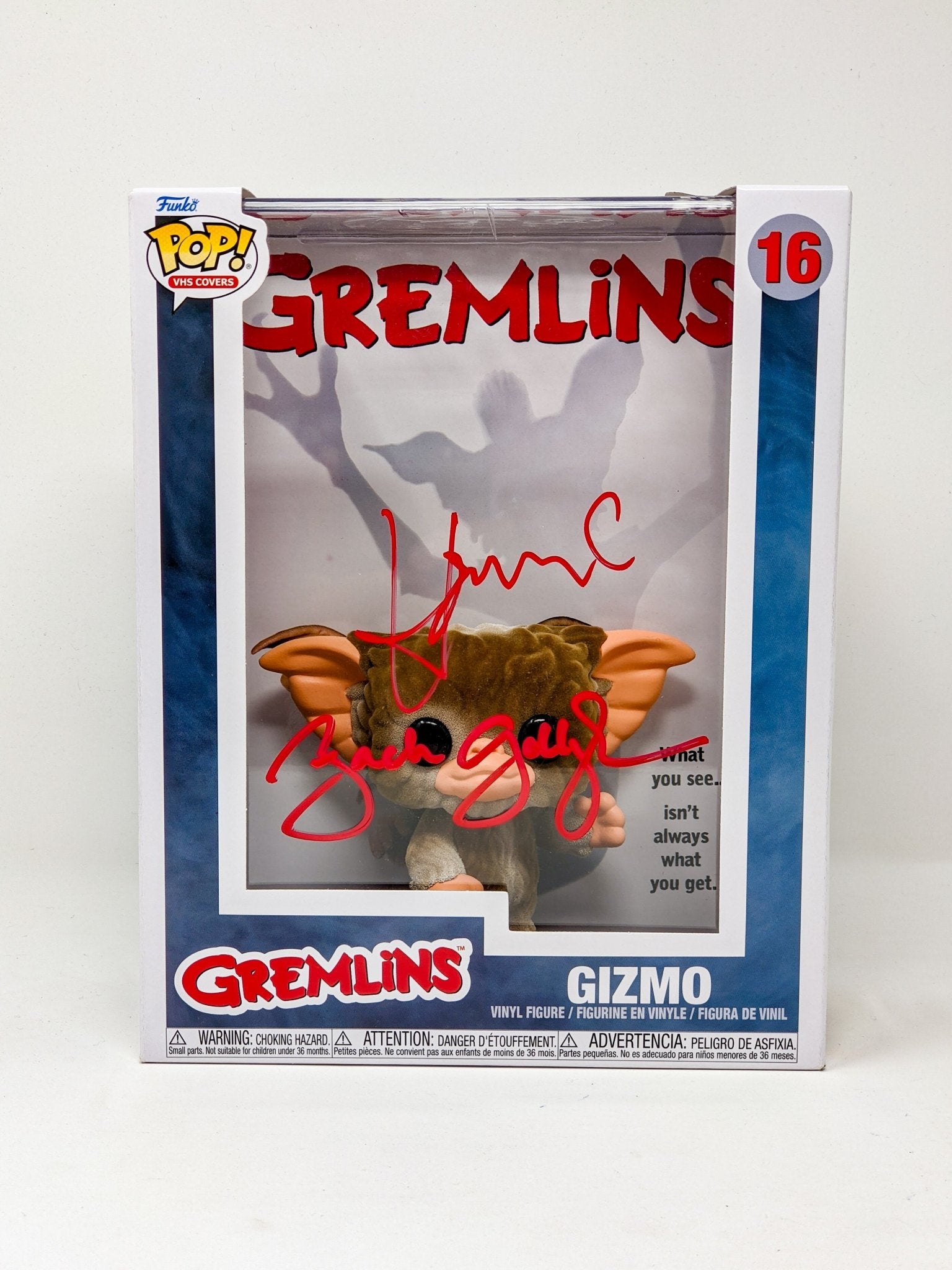 Howie Mandel & Zach Gallingan Gremlins Gizmo #116 Signed Funko Pop JSA Certified Autograph