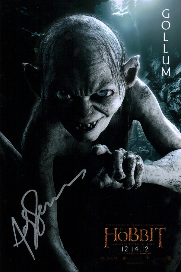 Andy Serkis The Hobbit 8X12 Signed Photo  JSA COA Certified Autograph