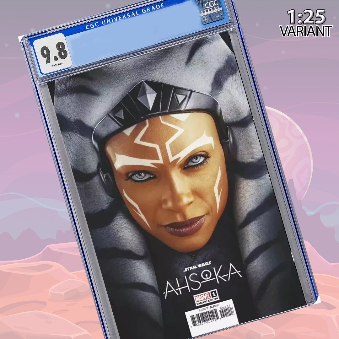 Ahsoka #1 1:25 TV Cover Variant CGC Universal Grade 9.8