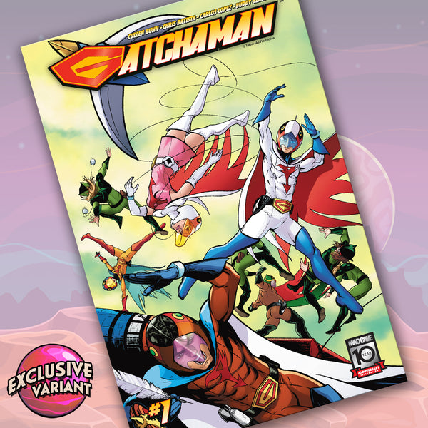 Gatchaman # 1 McKoy Cover A GalaxyCon Exclusive Comic Book