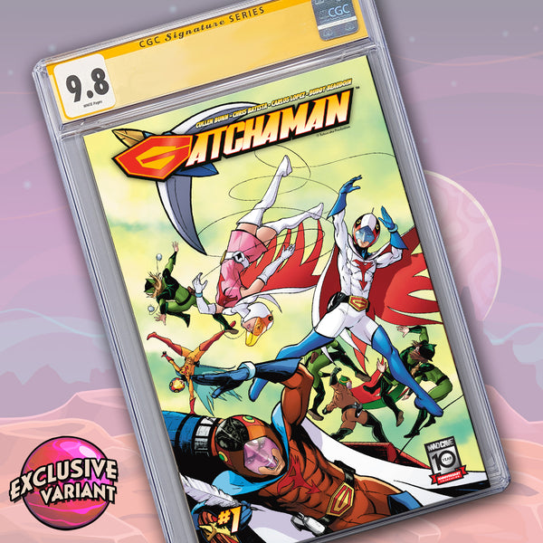 PRESALE: CGC Signature Series 9.8 Gatchaman # 1 McKoy Cover A GalaxyCon Exclusive Signed by Mervin McKoy