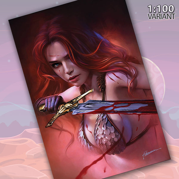 Red Sonja #1 Cover ZG Maer 1:100 Virgin Edition Variant Comic Book