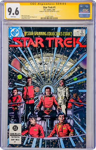 Star Trek #1 DC Comics CGC Signature Series 9.6 William Shatner GalaxyCon