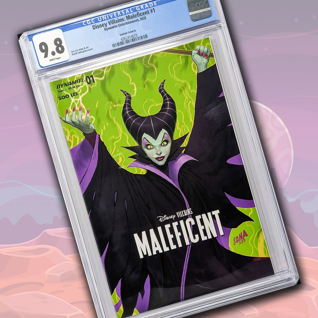 Disney Villains Maleficent #1 1:10 Nakayama Variant CGC Universal 9.8