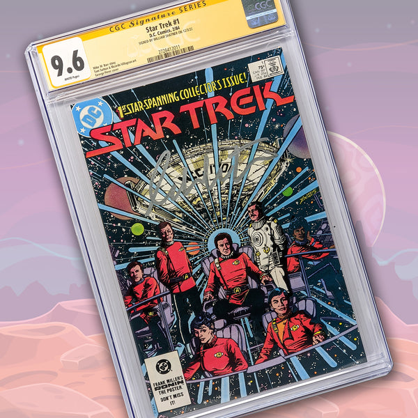 Star Trek #1 DC Comics CGC Signature Series 9.6 Signed William Shatner