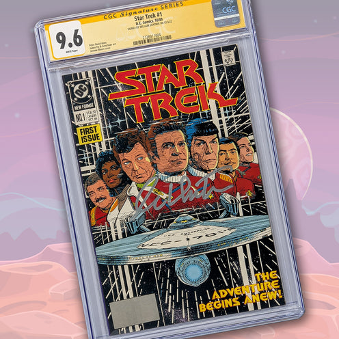 Star Trek #1  DC Comics 1989 CGC Signature Series 9.6 Signed William Shatner