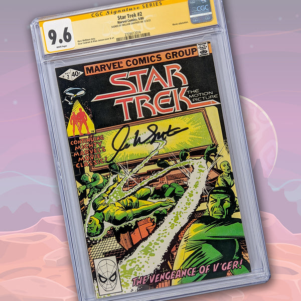 Star Trek #2 Marvel Comics CGC Signature Series 9.6 William Shatner