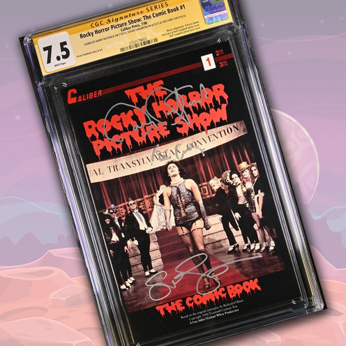 Rocky Horror Picture Show: The Comic Book #1  CGC Signature Series 7.5 Cast x3 Signed Bostwick, Sarandon, Curry