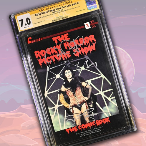 Rocky Horror Picture Show: The Comic Book #3 CGC Signature Series 7.0 Cast x3 Signed Bostwick, Sarandon, Curry