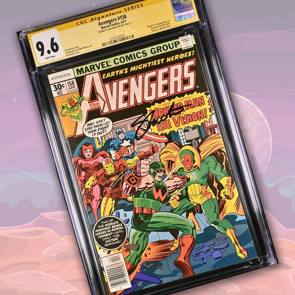 Marvel Comics Avengers #158 CGC Signature Series 9.6 Signed Jim Shooter