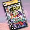 Marvel Comics West Coast Avengers #4 CGC Signature Series 9.6 Signed Breeding & Hall GalaxyCon