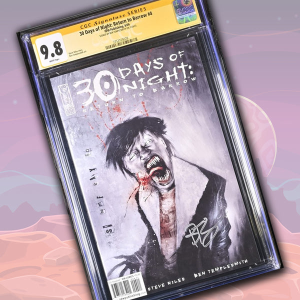 30 Days of Night: Return to Barrow #4 IDW Publishing CGC Signature Series 9.8 Signed Ben Templesmith