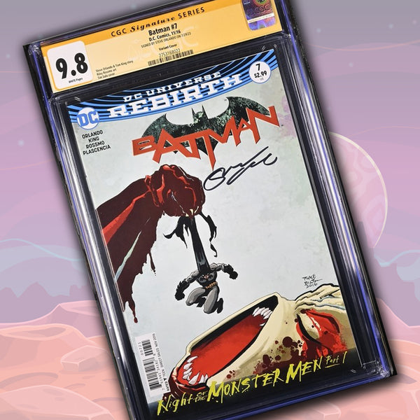 Batman #7 DC Comics CGC Signature Series 9.8 Signed Steve Orlando