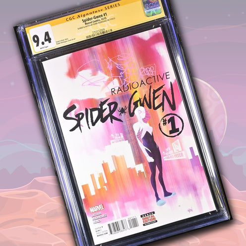 Spider-Gwen #1 Marvel Comics CGC Signature Series 9.4 Signed & Sketch Robbi Rodriguez