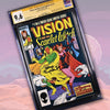 Vision and the Scarlet Witch #v2 #1 Marvel Comics CGC Signature Serires 9.6 Signed Steve Englehart GalaxyCon