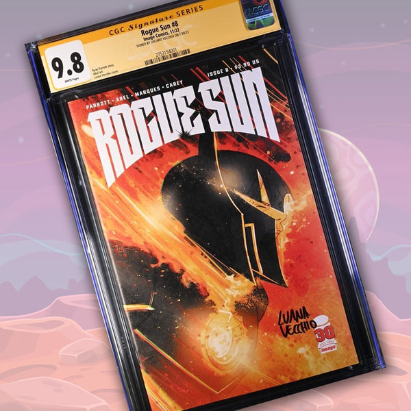 Rogue Sun #8 Image Comics CGC Signature Series 9.8 Signed Luana Vecchio GalaxyCon