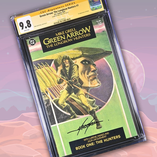 Green Arrow: The Longbow Hunters #1 DC Comics CGC Signature Series 9.8 Signed Mike Grell