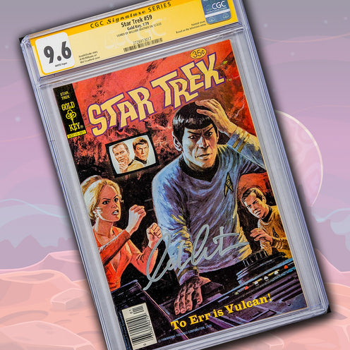 Star Trek #59 Gold Key Comics CGC SS 9.6 Signed William Shatner