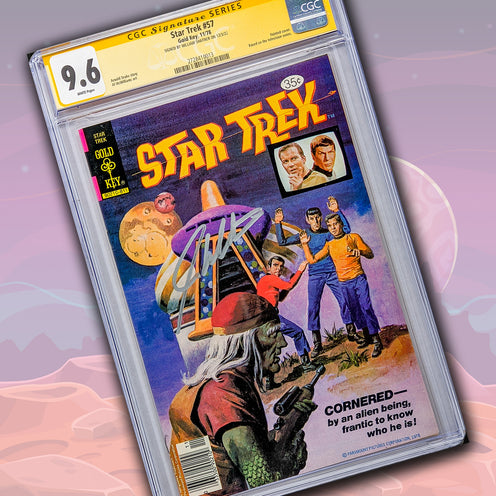 Star Trek #57 Gold Key Comics CGC SS 9.6 Signed William Shatner