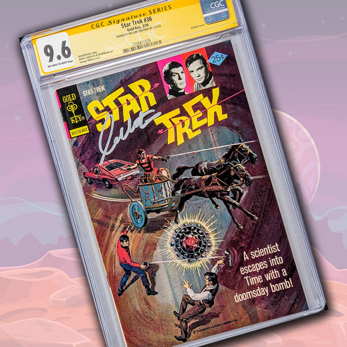 Star Trek #36 Gold Key Comics CGC Signature Series 9.6 Signed by William Shatner