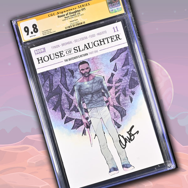 House of Slaughter #11 Boom! Studios Werther Dell'Edera cover CGC Signature Series 9.8 Signed Anthony Fuso GalaxyCon