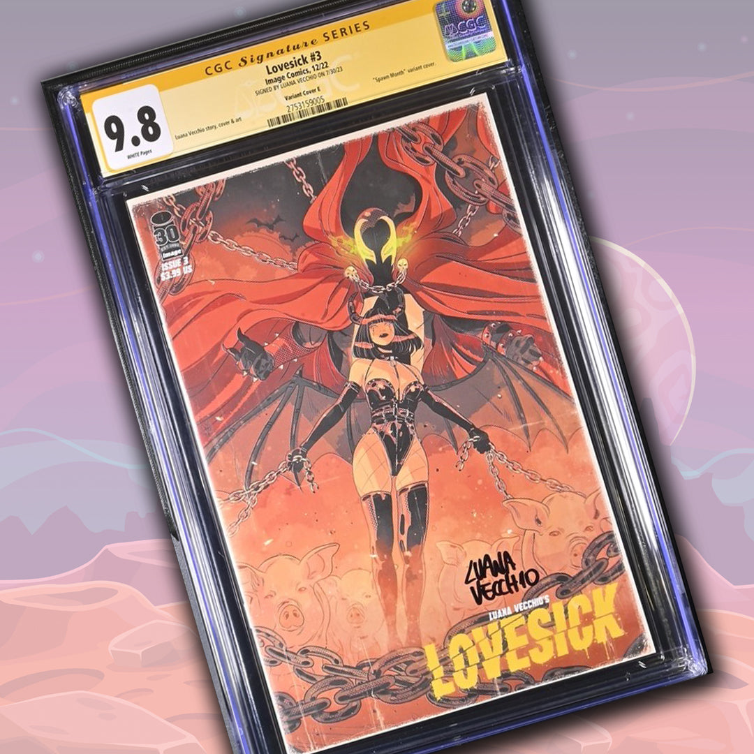 Lovesick #3 Spawn Variant Cover Image Comics CGC Signature Series 9.8 Signed Luana Vecchio