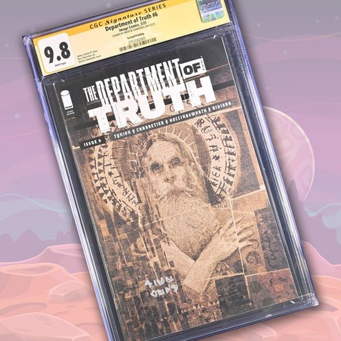 Department of Truth #6  Second Printing Image Comics CGC Signature Series 9.8 Signed Martin Simmonds